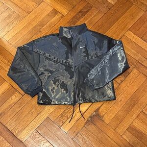 Nike Black Reflective Windbreaker Jacket
